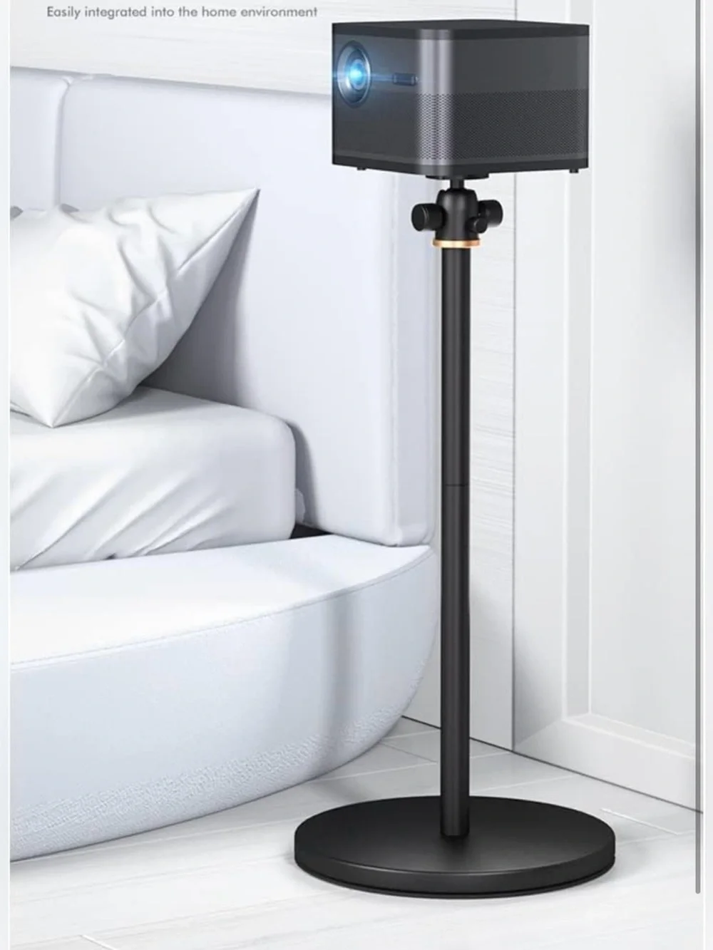 Projector Stand, Universal Projector Mount, 360° Rotatable, Height Adjustable